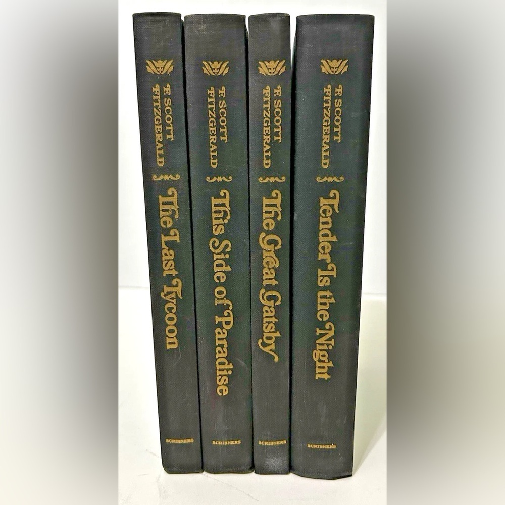 Vintage F. Scott Fitzgerald 4-Book Set - 1960s Scribner (inc. Great Gatsby)